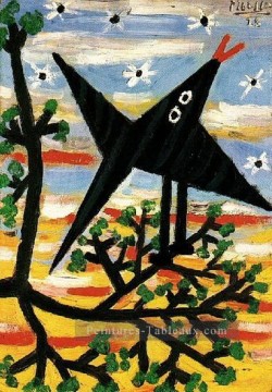 L oiseau 1928 Cubisme Peinture à l'huile